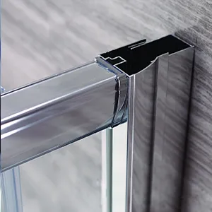 Dubai standard stainless steel sliding shower screen parts JK6403