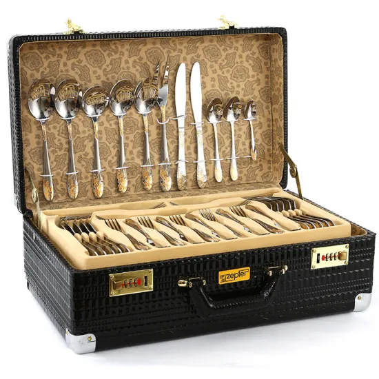 Customize Set High Quality Code Case Stainless Steel Cutlery Set