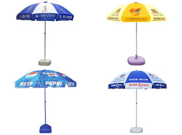 1.8m Promotional Parasol Umbrella, Beach Parasol, Polyester Fabric Parasol with Steel Tilt, Outdoor Umbrella