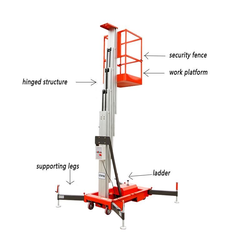 Mecanismo de mesa de elevación de tijera hidráulica al por mayor Mano más vendida ATV DIY Scissor Lift Table Plataforma