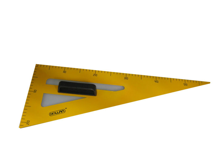 Plastic triangle ruler,plastic teaching ruler with removable handle
