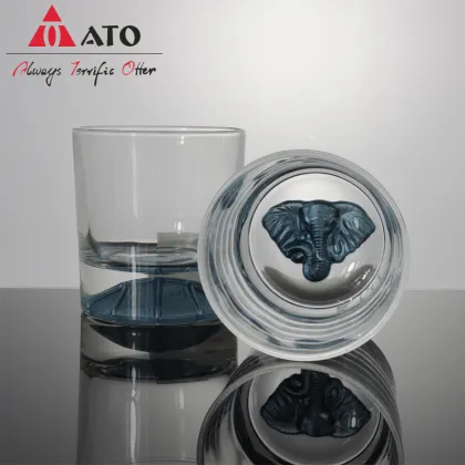 Round bottom whisky glass whisky water juice glass