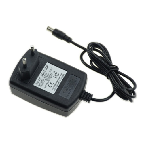 Adaptador de montagem na parede 24V-1A Carregador portátil 24W EU-Plug