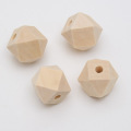 DIY Wood Beads Octagonal Faceted Beads10x10MM