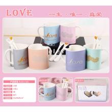 Heart Shaped Love Mug with Spoon