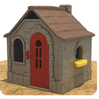 Wooden Barn Playhouse for Kids