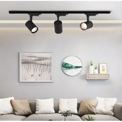 three wires lighting track rail