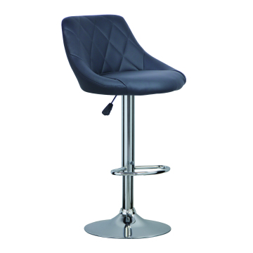 Factory Wholesale Height-Adjustable 360 Swivel PU Seat Bar Stool