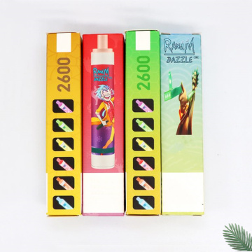 Disposable vape R and M Dazzle 2600 puffs