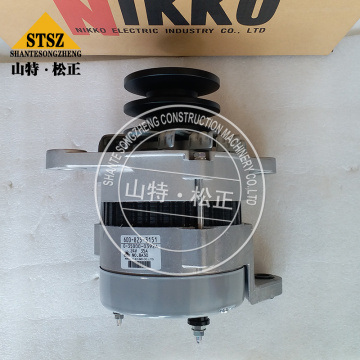 S6D125 Alternator 600-825-3151 Komatsu Spare Parts
