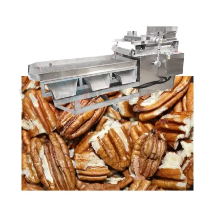 Nut Chopping Machine: Straight Knife for Pecans, Macadamias, Peanuts, Hazelnuts, Cashews, and Almonds