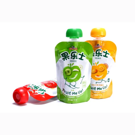 Food Grade Doypack Plastic Drink Pouch With Spout