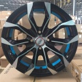 7003 Multi Size Black Machine Face With Red Undercut Aftermarket Casting Alloy Car Rim