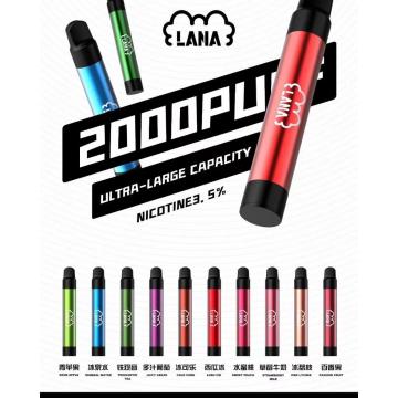 LANA PEN одноразовый Vape оптом 2000 слойки