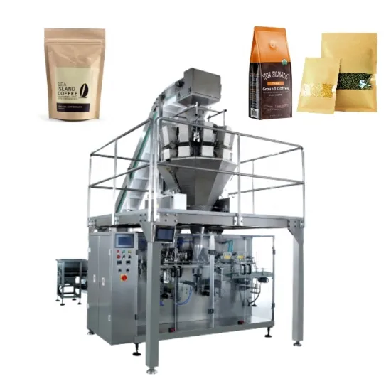 High-Speed Automatic Pouch Packing Machine for Nut Chocolate Energy Bar Filling: Streamlining Production Efficiency