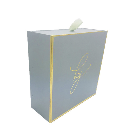 drawer gift packaging box with lint