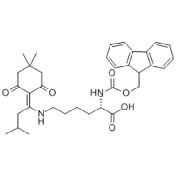 N-Fmoc-N &#39;- [1- (4,4-diméthyl-2,6-dioxocyclohex-1-ylidène) -3-méthylbutyl] -L-lysine CAS 204777-78-6