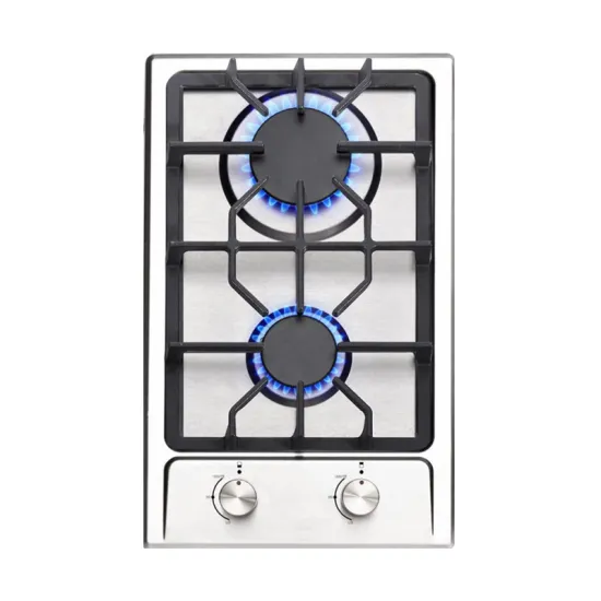Built-in Stainless Steel 2 Burner Gas Cooktop