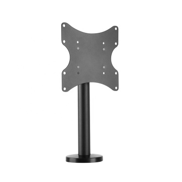 Black Swivel Bolt-Down Desktop TV TV Stand Mount Bracket