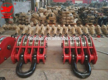 5 wheel wire rope lifting Pulley pulley block series