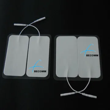 Sponge Physical therapy electrode with cable