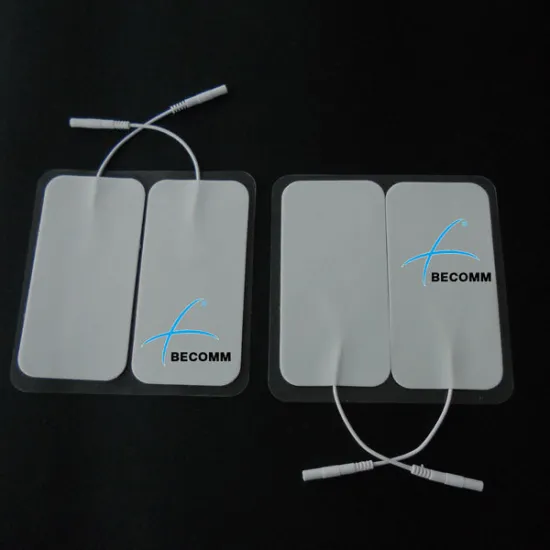 Sponge Physical therapy electrode with cable