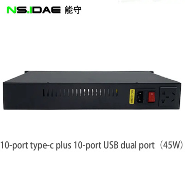 10USB e 10TYPE-C Fast Charger