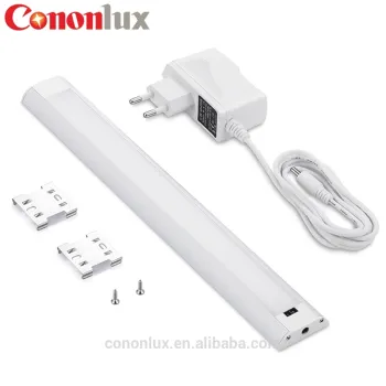 Kitchen 12v Slim lamps Dimmable Motion sensor Hand Wave Activated Led Linear plastic cover Bathroom under Cabinet Lighting Light
