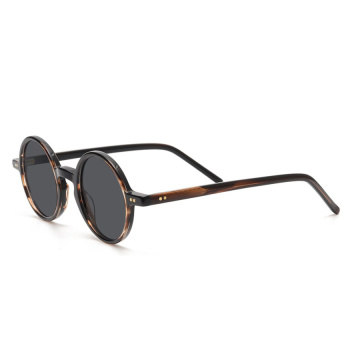 High Quality Acetate Sunglasses High Quality Oval Round Sunglasses Manufactory