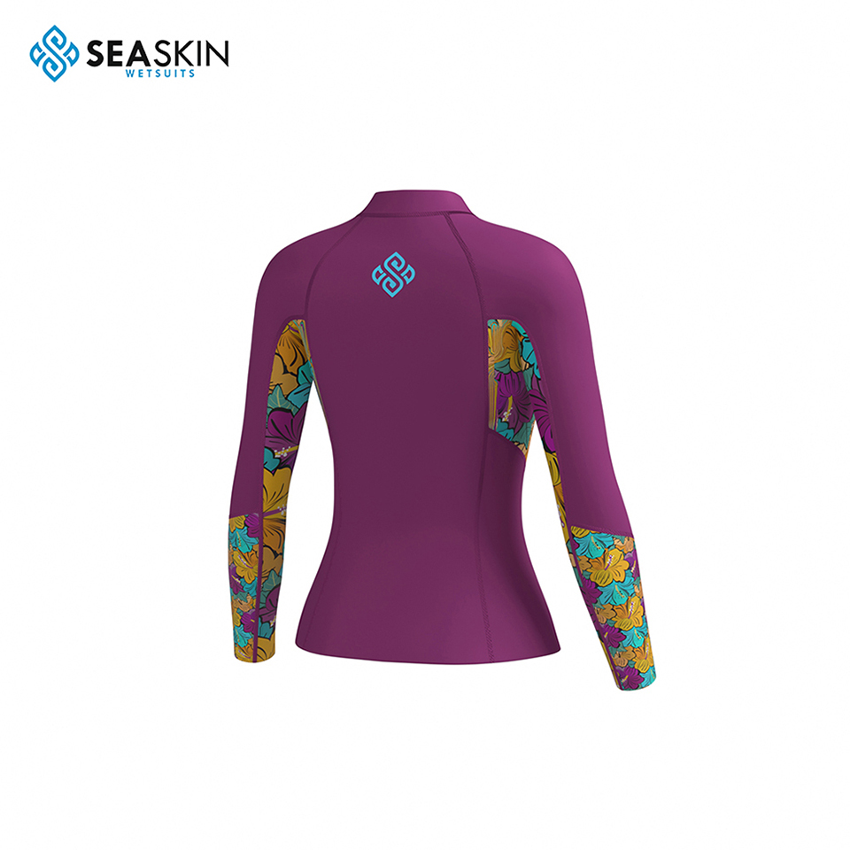 Sea Seaskin 2 mm Women Surfking Chaqueta Mantenga tela caliente