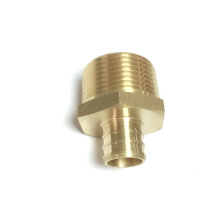 Brass pex Male straight coupling