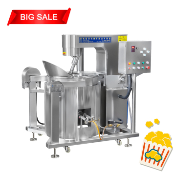 Electric Popcorn Machine: Industrial Automatic Professional Gas Big Caramel Mixer