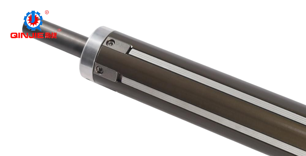 Eixo pneumático de haste passante de alumínio de 3 polegadas