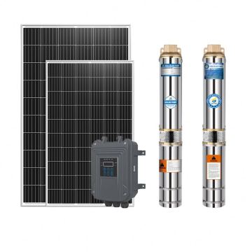 24V 48V DC submersible solar water pump สำหรับการชลประทานทางการเกษตร