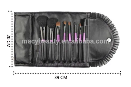 Professional beauty needs makeup brush set with PU bag brush makeup