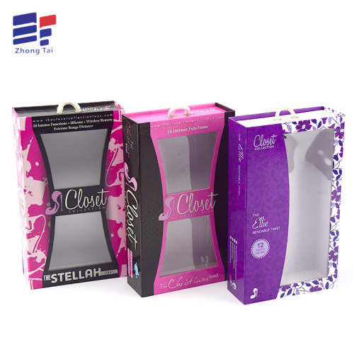 PVC window folding  toy paper packaging box