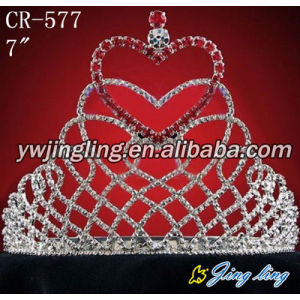 rhinestone valentine's day tiara