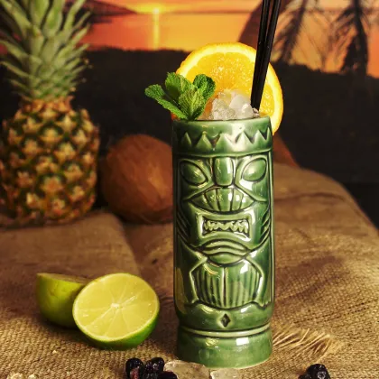 Wholesale Custom TIKI Cocktail Glasses & Mugs