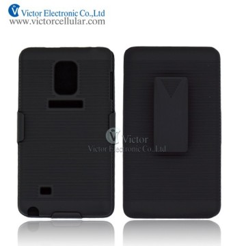 2015 New Smart phone belt clip stripe holster case for Samsung 4 edge N951