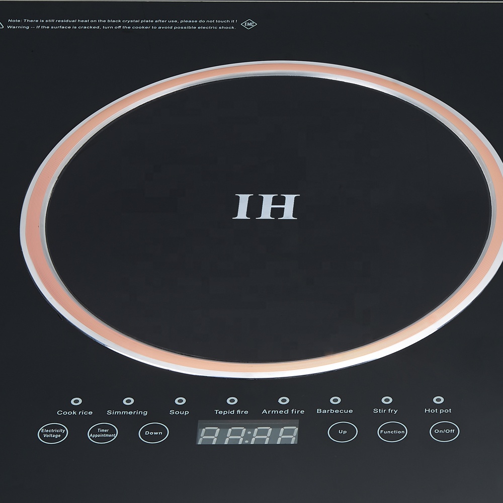 Built-in Gas Cooker With Tempered Glass: Dual Burner Induction Cooktop ...