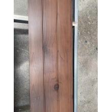 Reddish Brown Reddish Brown Wood Grain Grooved Metal Carved Panel Exterior Wall Panel Supplier