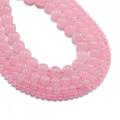 Craft Transparent Powder Rose Quartz Beads Jewelry Making