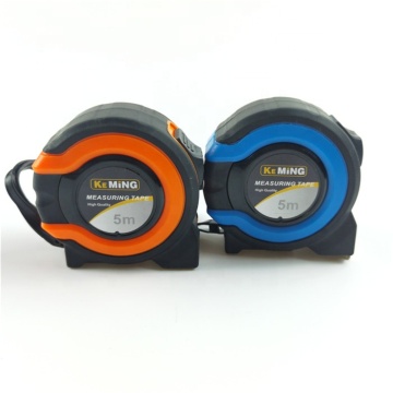 Promotional 5m custom rubber coated steel measuring tape