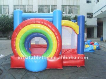 hot selling rainbow inflatable air jumper