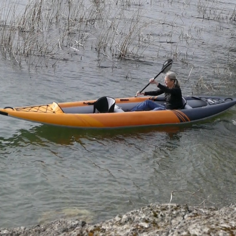 Wholesale Tandem Inflatable Pedal Kayak for 3 Persons