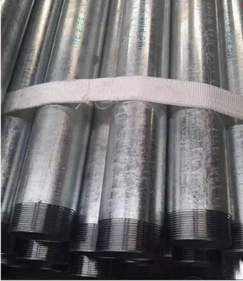 Flange End 2 Galvanized Threaded Pipe
