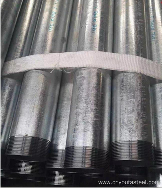 Flange End 2 Galvanized Threaded Pipe