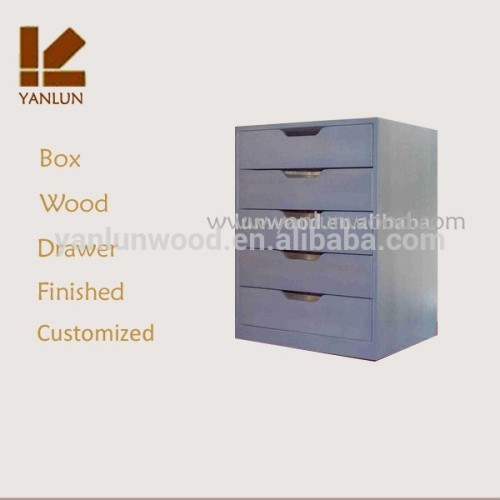 alibaba china suppliers colored solid paulownia wood makeup storage drawers