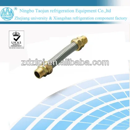 ASTM 304 stainless steel corrugated flexible tube pipe bellows