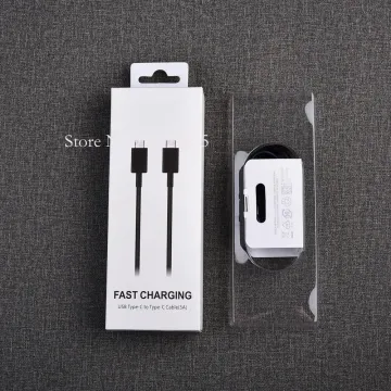 Super PD Fast Charger Cable 3A 25W Type C to USB-C for Samsung Galaxy Phones